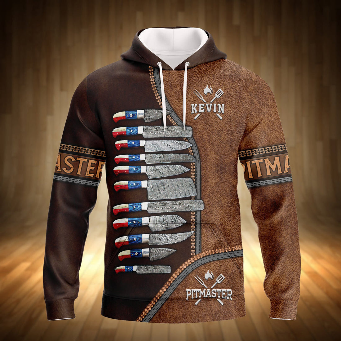 FUNSTUFFPRINT Pitmaster Shirt Kevin 3D Hoodie and Zip Hoodie