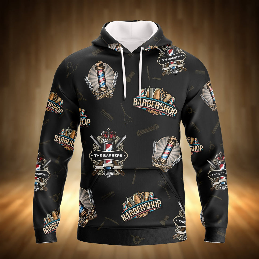 FUNSTUFFPRINT Barber Shop Shirts 3D Hoodie and Zip Hoodie