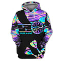 FUNSTUFFPRINT Personalized Name You Don't Have To Be A Beer, Drinker To Play Darts But It Helps 3D Hoodie and Zip Hoodie
