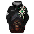 FUNSTUFFPRINT Personalized Name Aim Shoot Swear Repeat 3D Hoodie and Zip Hoodie