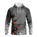 FUNSTUFFPRINT Personalized Name Billiard Grey 3D Hoodie and Zip Hoodie