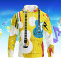 FUNSTUFFPRINT Guitar - Full Print 3D Hoodie and Zip Hoodie