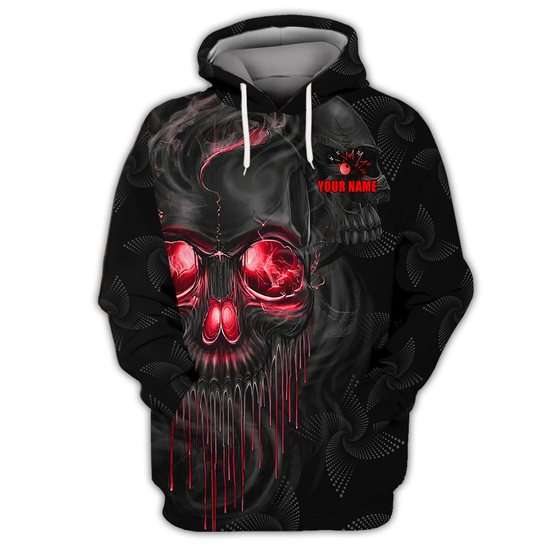 FUNSTUFFPRINT Personalized Name Shut Up And Bowl 3D Hoodie and Zip Hoodie