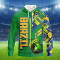 FUNSTUFFPRINT Brazil Fans Design Shirt 3D Tshirt For The Brazil Fans 3D Hoodie and Zip Hoodie