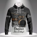 FUNSTUFFPRINT Grumpy Drummer - Hadn
 3D Hoodie and Zip Hoodie
