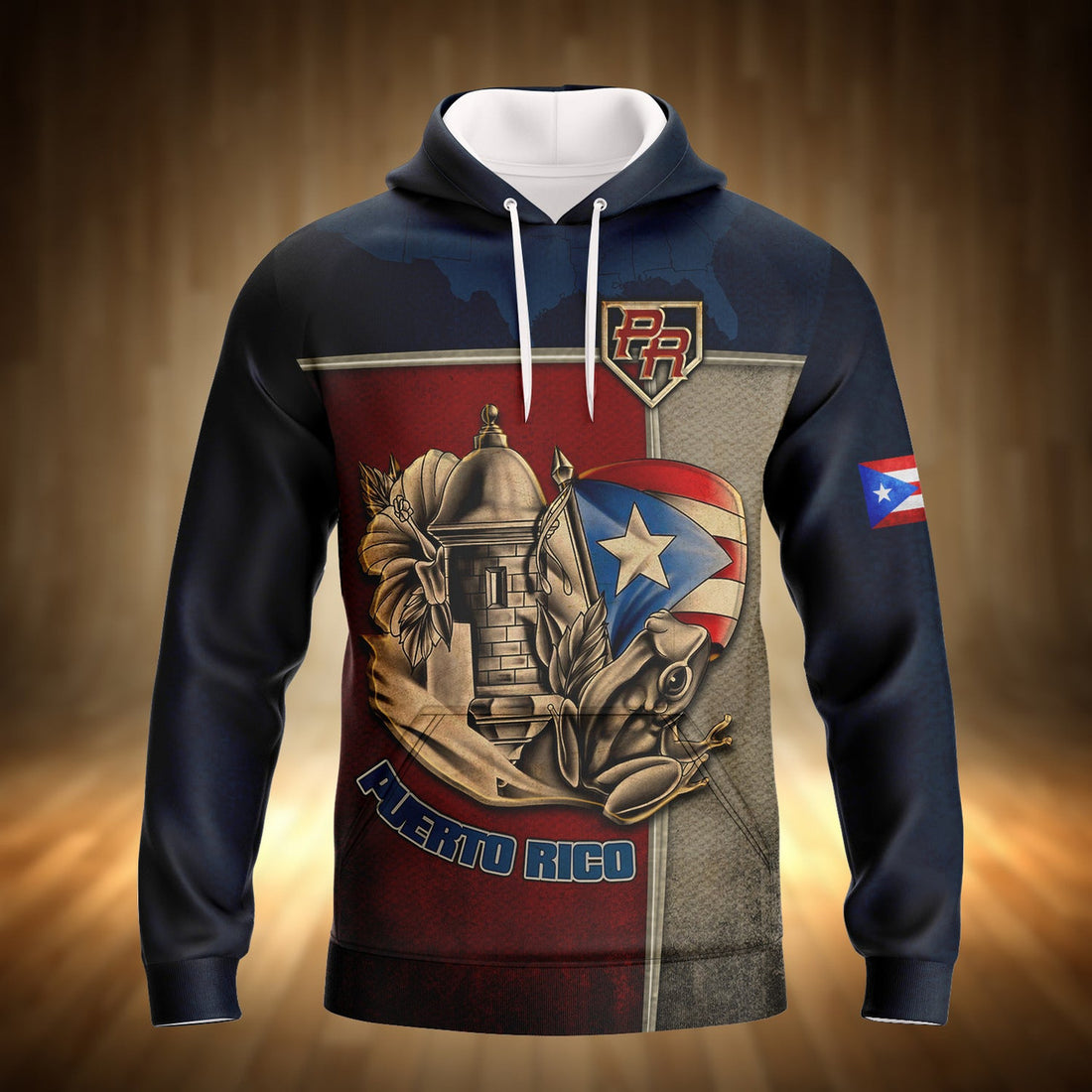 FUNSTUFFPRINT Puerto Rico Full Print 11 RinC98 3D Hoodie and Zip Hoodie