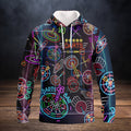 FUNSTUFFPRINT Born To Play Darts Shoot To Thrill 3D Hoodie and Zip Hoodie