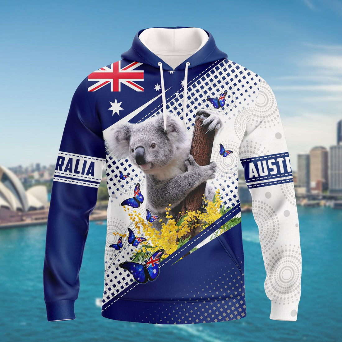 FUNSTUFFPRINT Australia, Love Koala 3D Hoodie and Zip Hoodie