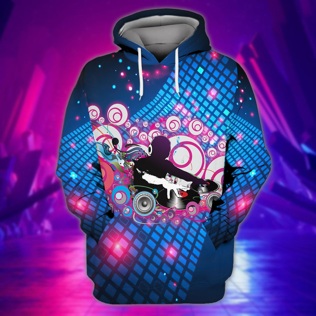 FUNSTUFFPRINT DJ Player Music 3d Shirts For Men And Women 1209 3D Hoodie and Zip Hoodie
