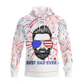 FUNSTUFFPRINT Independence Day Is Coming - Best Dad Ever 3D Hoodie and Zip Hoodie