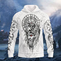 FUNSTUFFPRINT Viking 02 3D Hoodie and Zip Hoodie