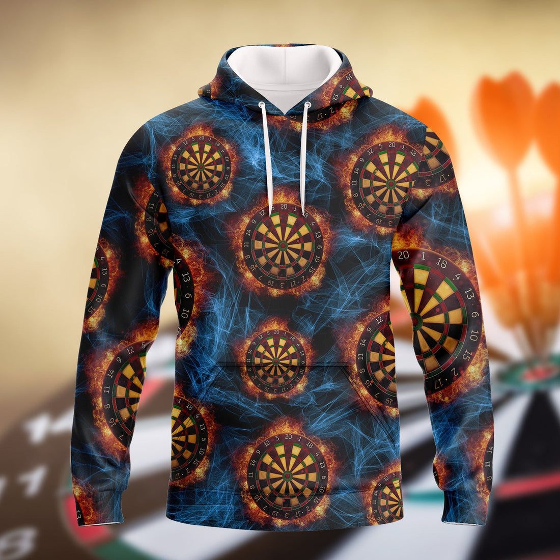 FUNSTUFFPRINT Darts 3D Hoodie and Zip Hoodie