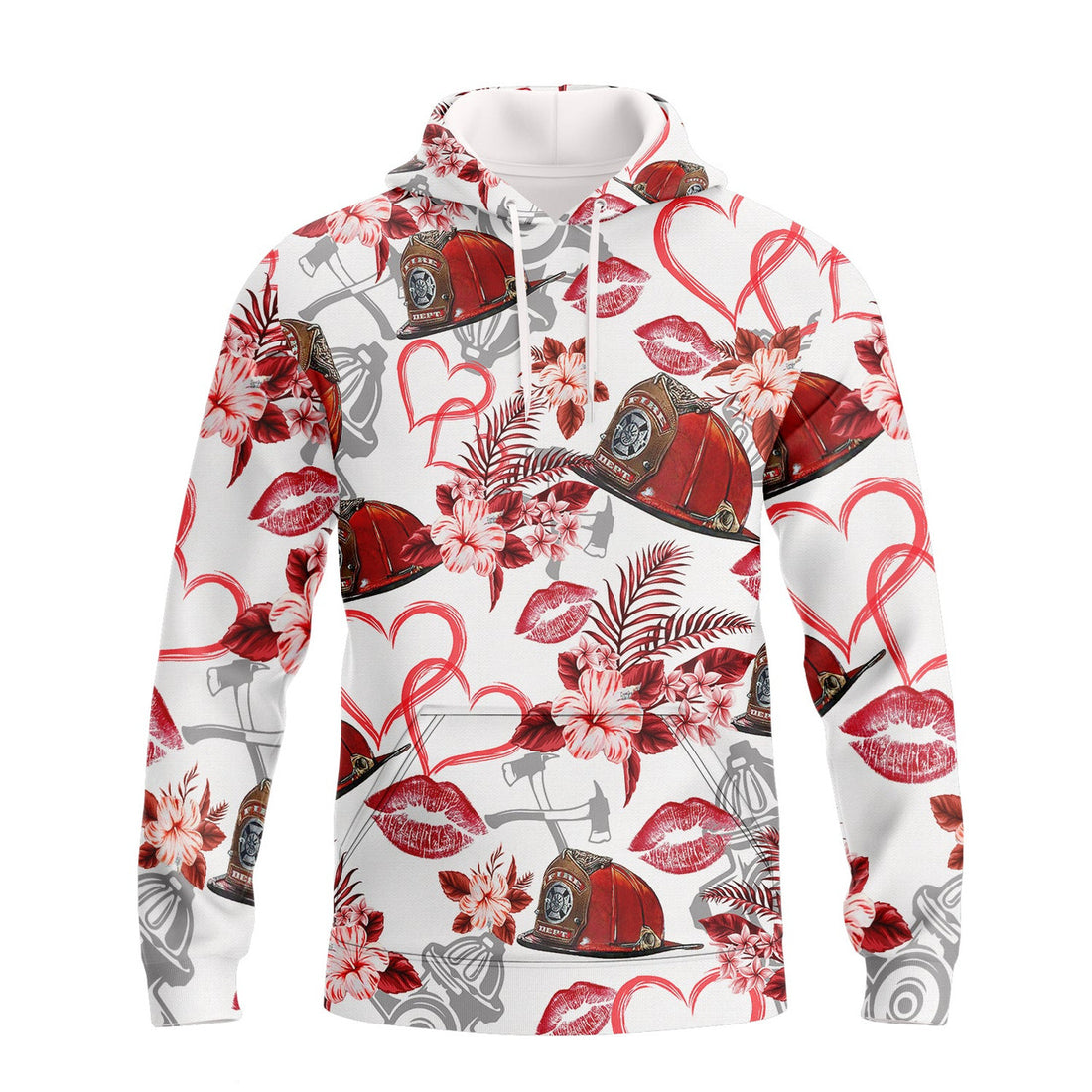 FUNSTUFFPRINT Firefighter - 3D Full Print 3D Hoodie and Zip Hoodie