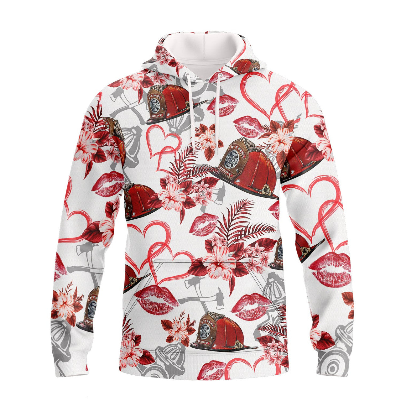 FUNSTUFFPRINT Firefighter - 3D Full Print 3D Hoodie and Zip Hoodie