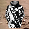 FUNSTUFFPRINT Saxophone Z127 3D Hoodie and Zip Hoodie