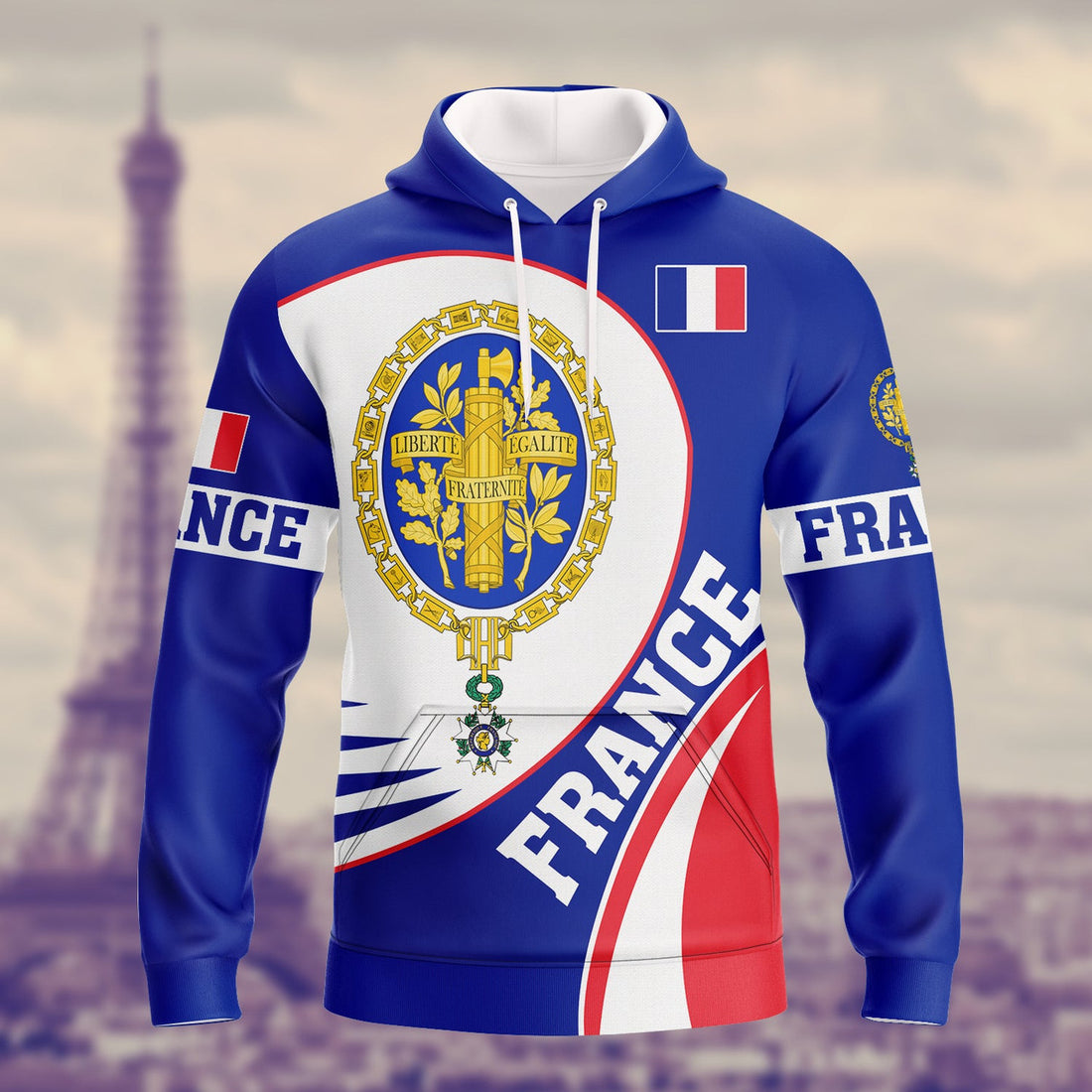 FUNSTUFFPRINT France - Full Print 3D Hoodie and Zip Hoodie