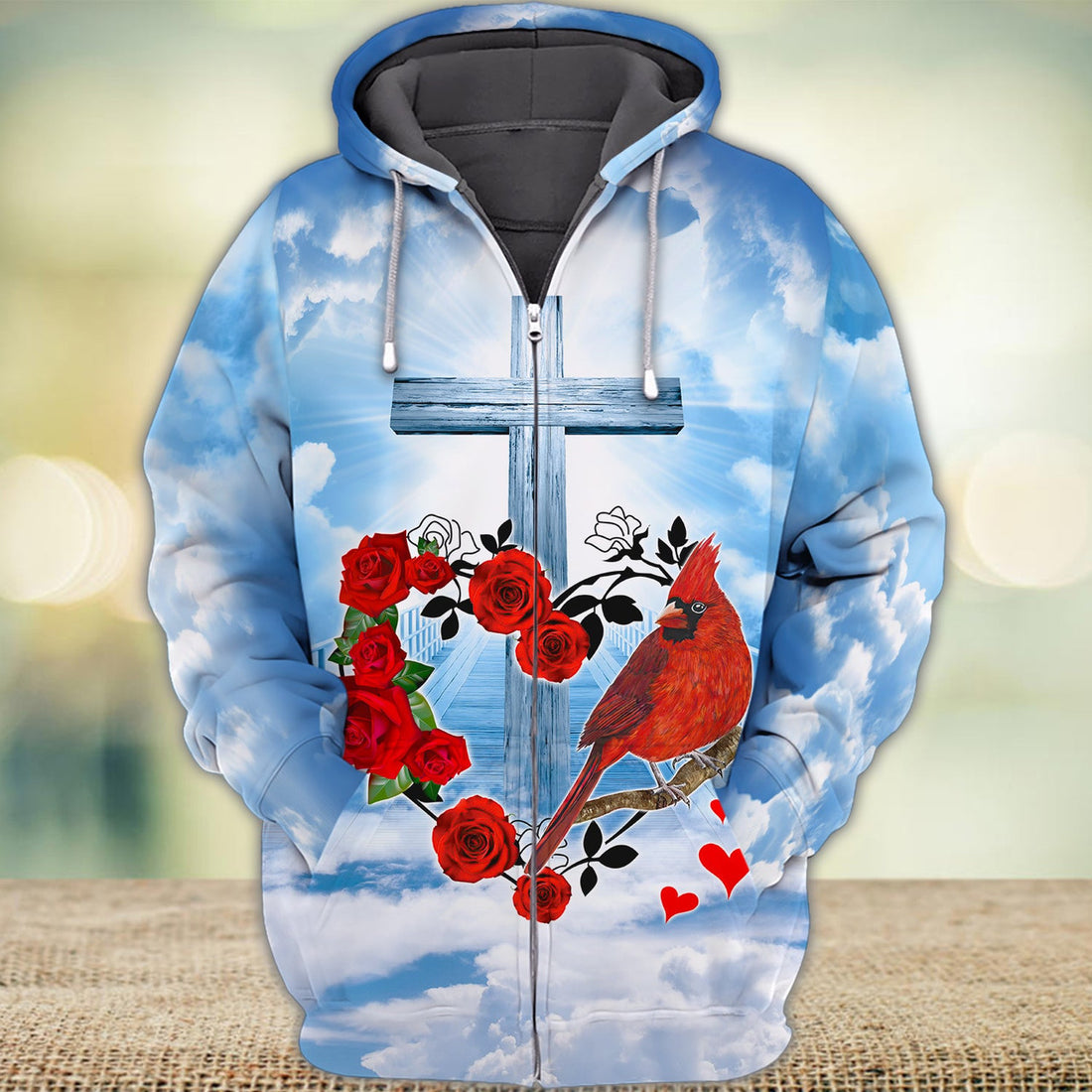 FUNSTUFFPRINT I With Could Heaven Mommy Memorial 3D Hoodie and Zip Hoodie