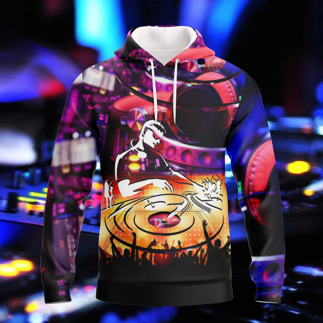 FUNSTUFFPRINT Dj Full Print 3D Hoodie and Zip Hoodie