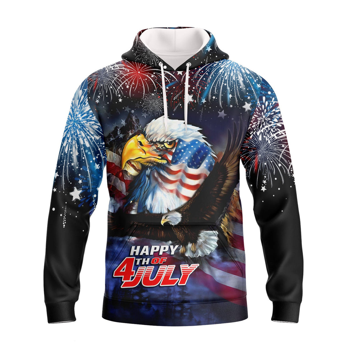 FUNSTUFFPRINT Happy 4th of July - Independence Day Is Coming 3D Hoodie and Zip Hoodie