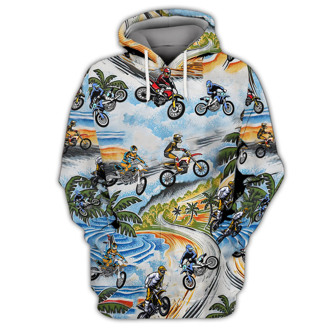 FUNSTUFFPRINT Motocross Style v1 3D Hoodie and Zip Hoodie