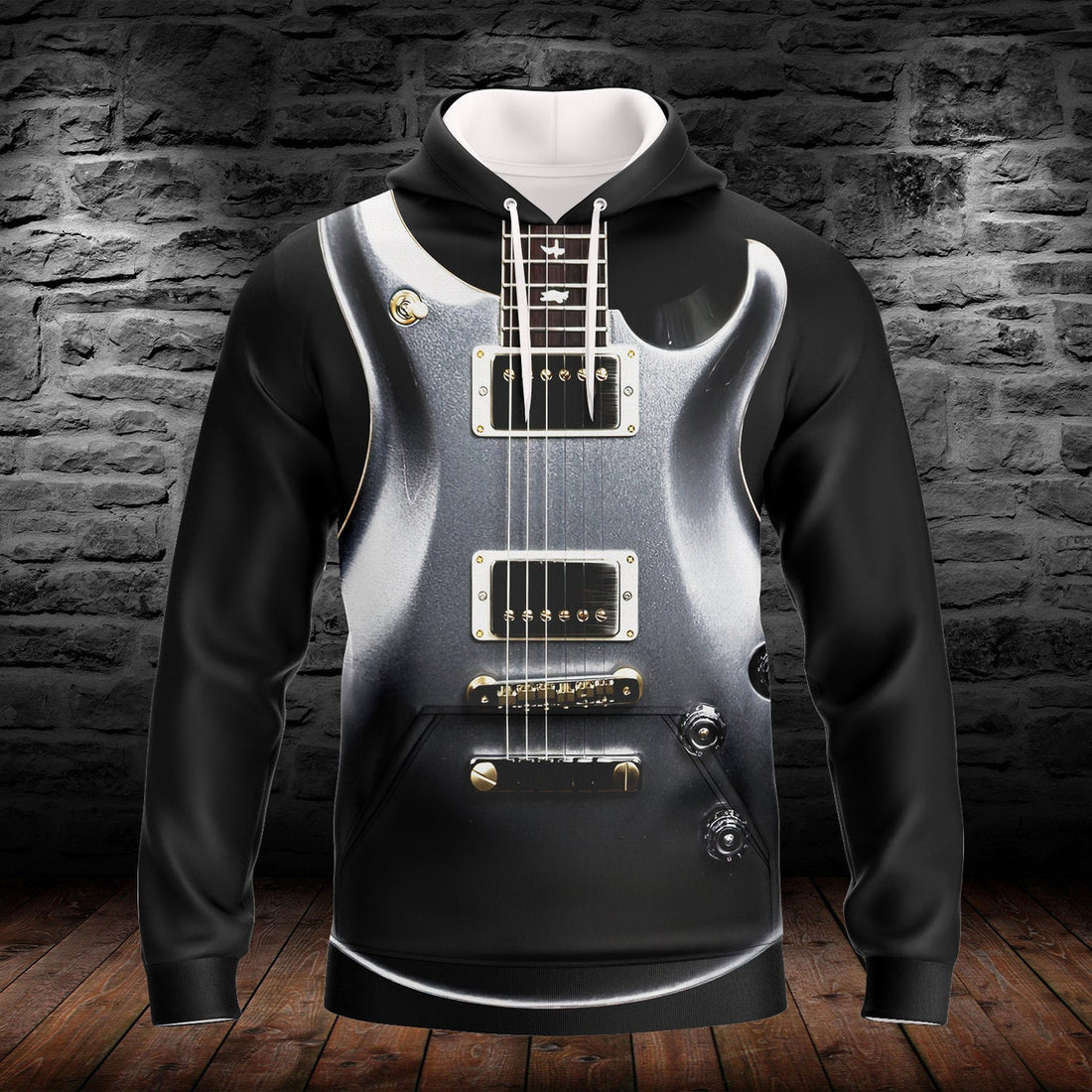 FUNSTUFFPRINT GUITAR - HADN 3D Hoodie and Zip Hoodie