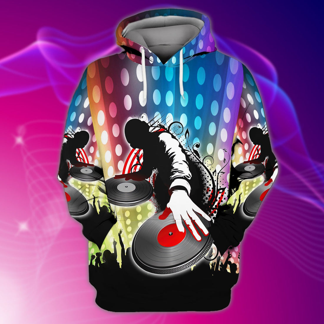FUNSTUFFPRINTDJ Player Music 3d Shirts For Men And Women 3D Hoodie and Zip Hoodie