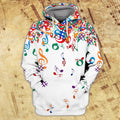 FUNSTUFFPRINT Music Xyz 3D Hoodie and Zip Hoodie