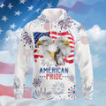 FUNSTUFFPRINT Eagle American Pride - Independence Day Is Coming 3D Hoodie and Zip Hoodie