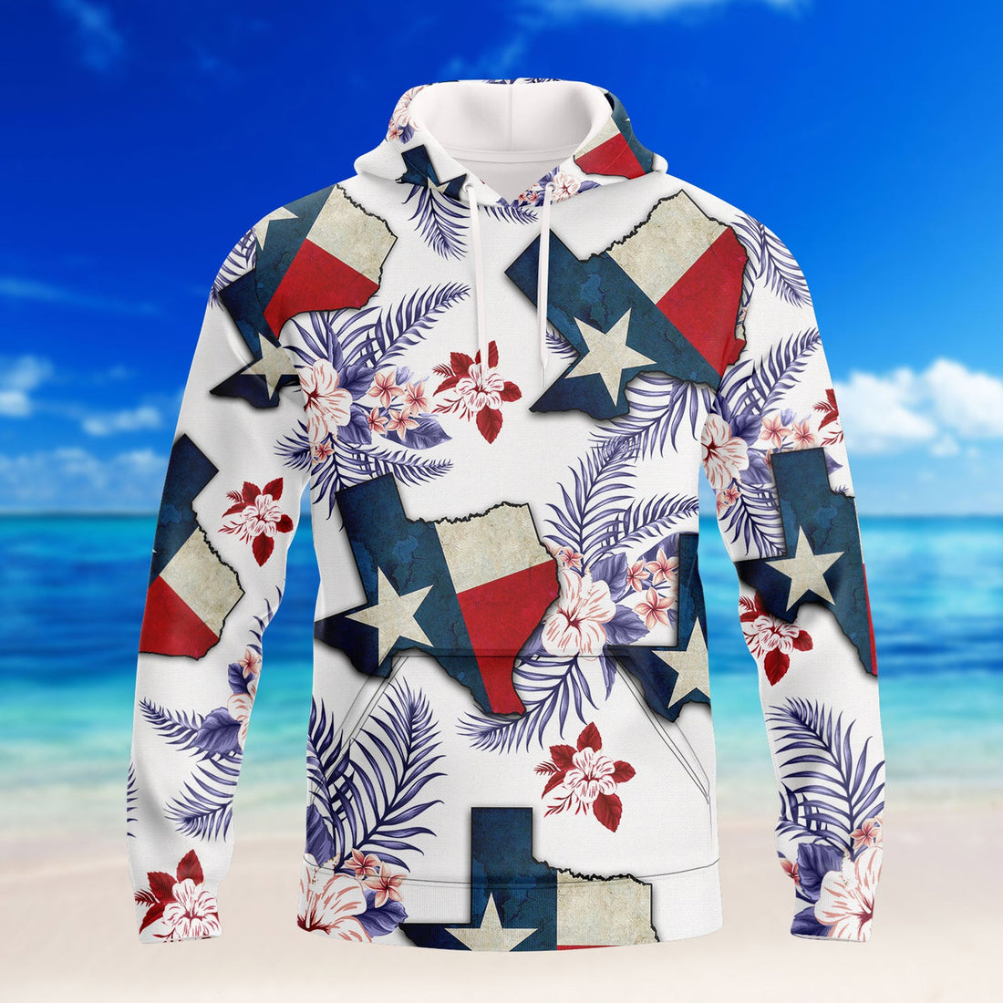 FUNSTUFFPRINT Texas - Full Print 3D Hoodie and Zip Hoodie