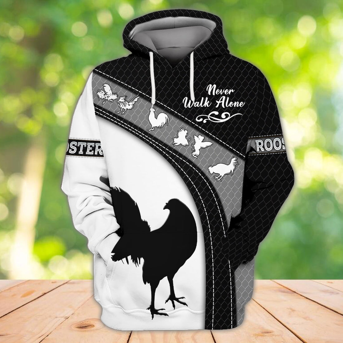 FUNSTUFFPRINT Rooster Full Print 3D89 3D Hoodie and Zip Hoodie