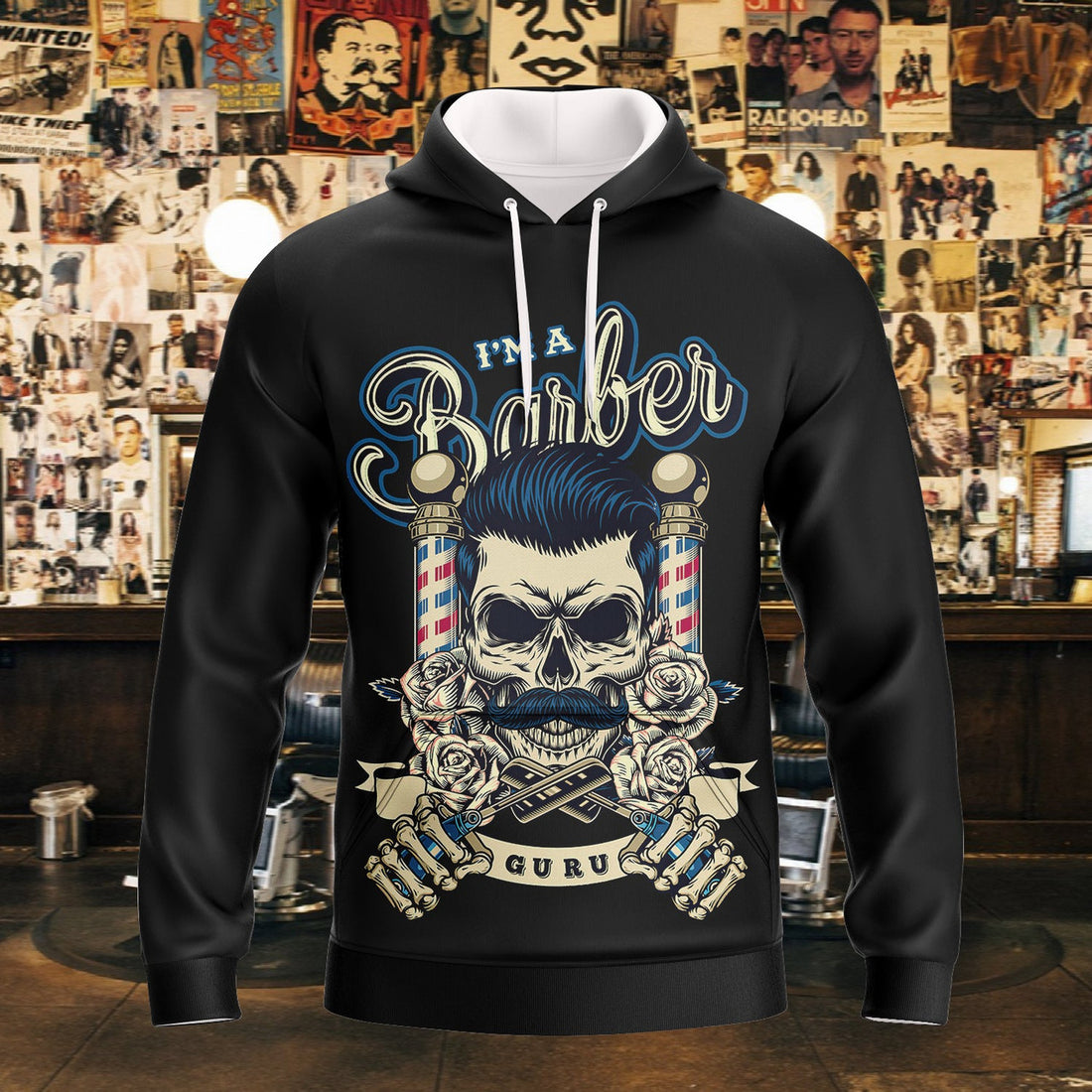 FUNSTUFFPRINT I'm A Barber 3D Hoodie and Zip Hoodie