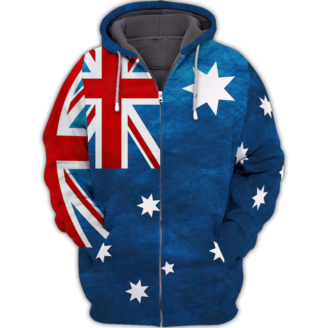 FUNSTUFFPRINT AUSTRALIA FLAG T SHIRT 3D Hoodie and Zip Hoodie