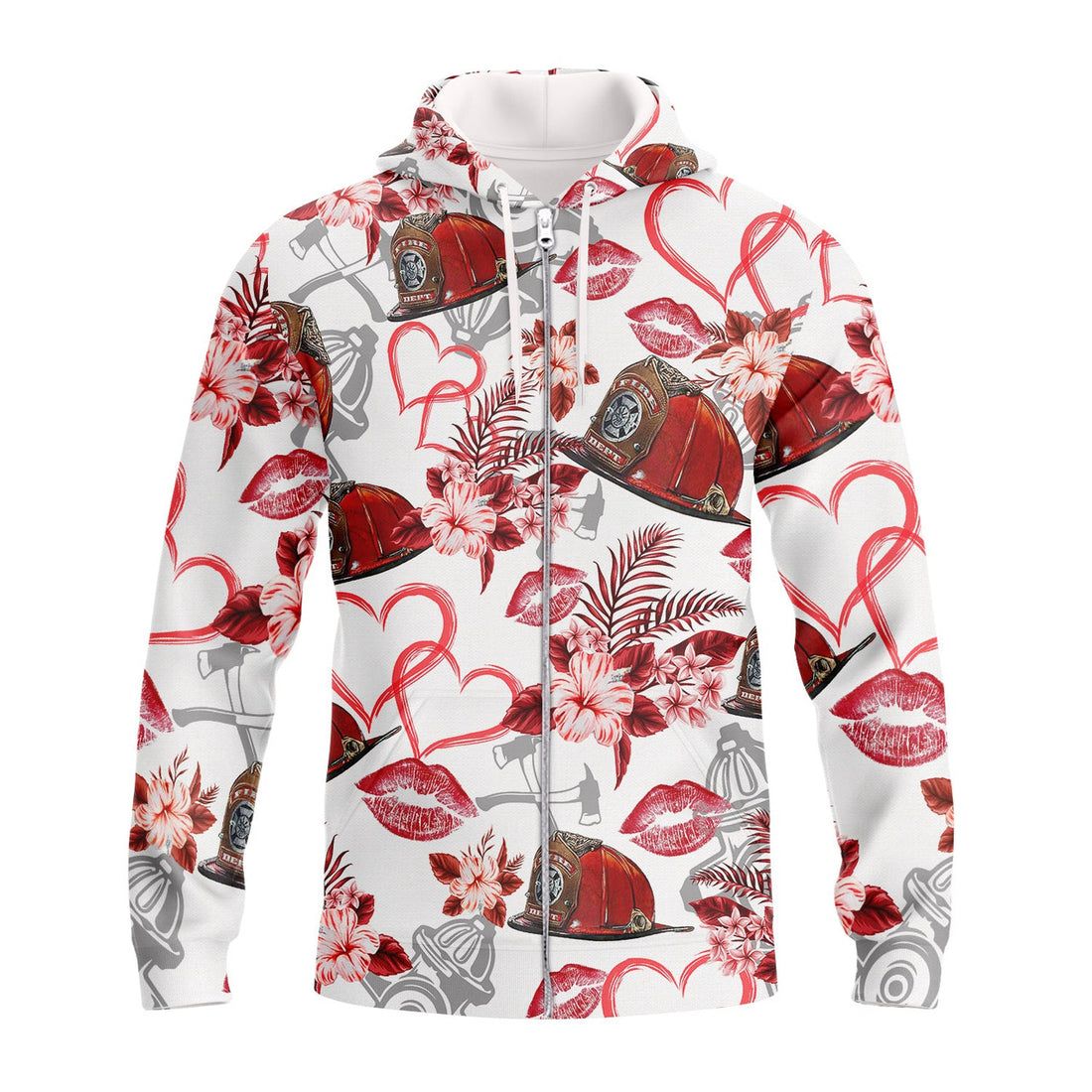 FUNSTUFFPRINT Firefighter - 3D Full Print 3D Hoodie and Zip Hoodie