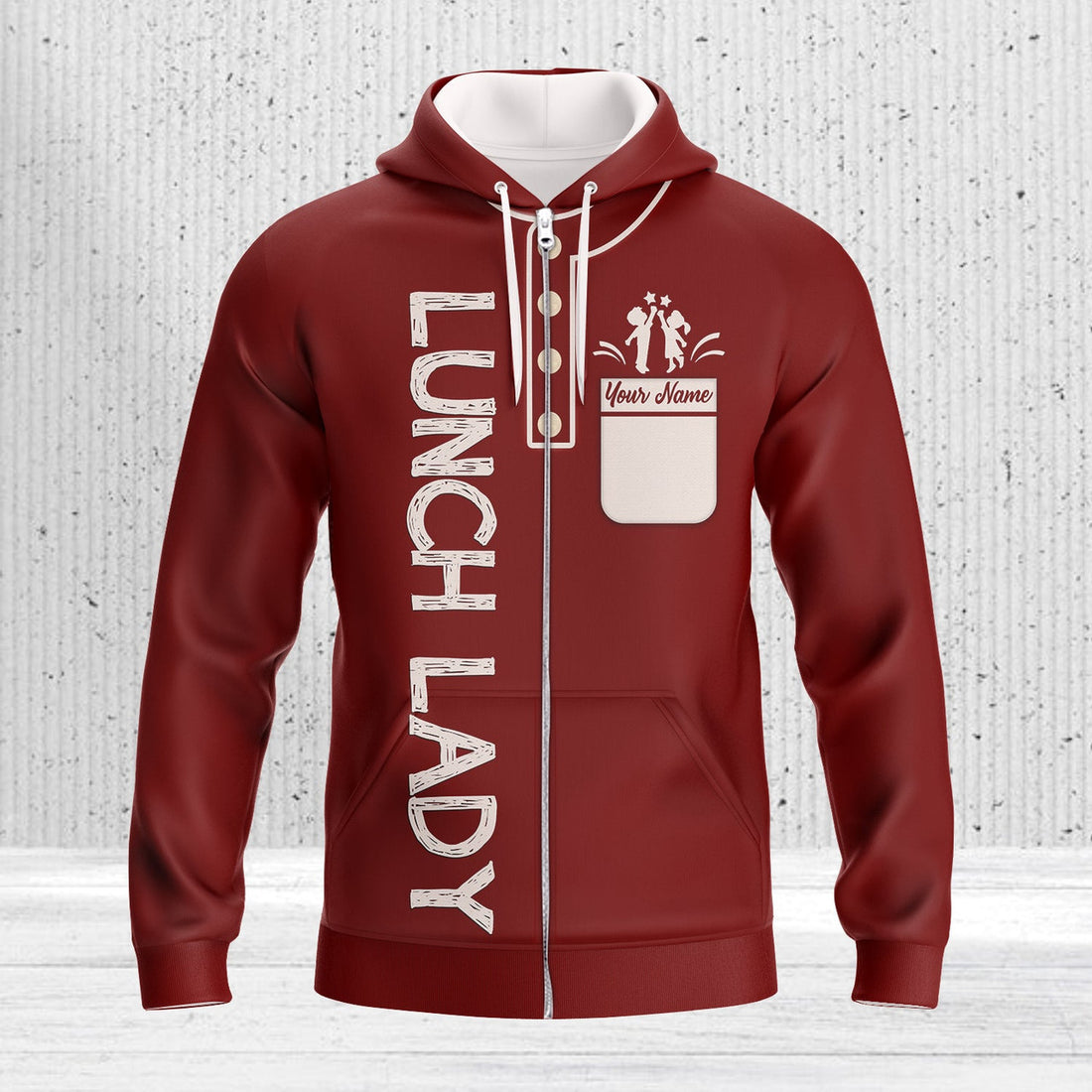 FUNSTUFFPRINT Livin' That Preschool Life-Personalized Shirt - Teacher Graphic Design 3D Hoodie and Zip Hoodie