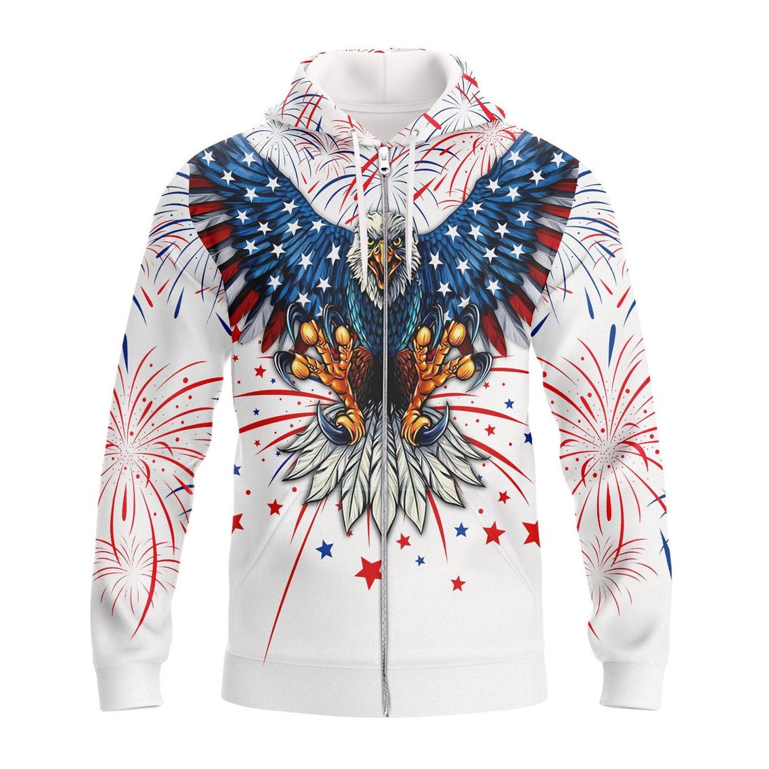 FUNSTUFFPRINT Independence Day Is Coming Ealge 3D Hoodie and Zip Hoodie