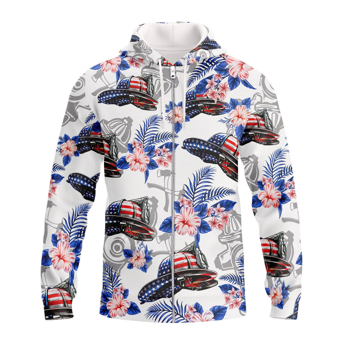 FUNSTUFFPRINT Firefighter 3 - 3D Full Print 3D Hoodie and Zip Hoodie