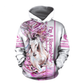 FUNSTUFFPRINT I’m A Horseaholic 3D Hoodie and Zip Hoodie