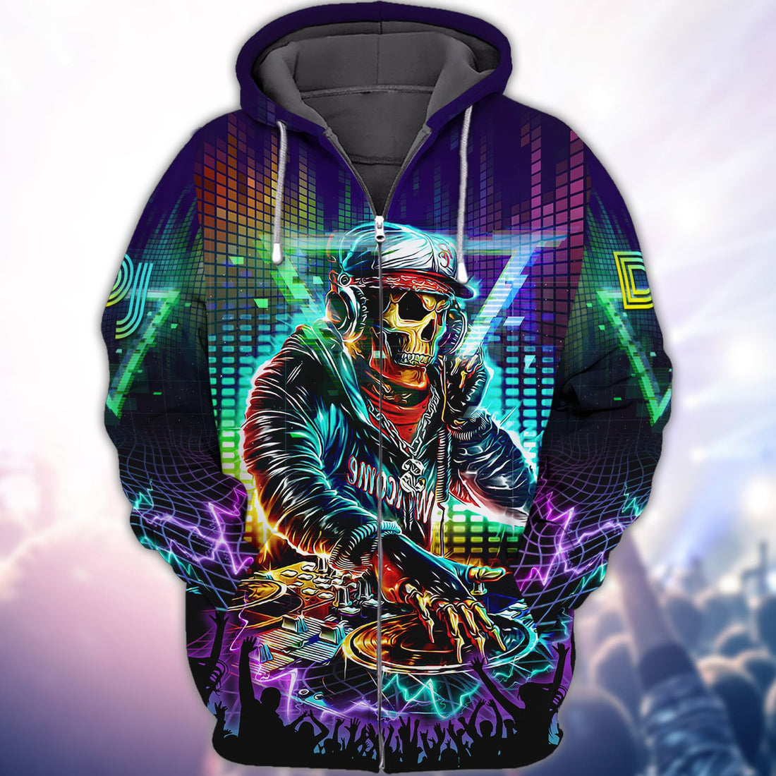 FUNSTUFFPRINT Dj, 3D Full Print 3D Hoodie and Zip Hoodie
