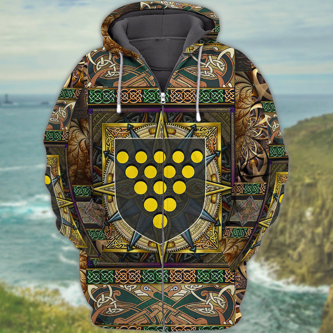 FUNSTUFFPRINT Cornwall - Full Print 3D Hoodie and Zip Hoodie