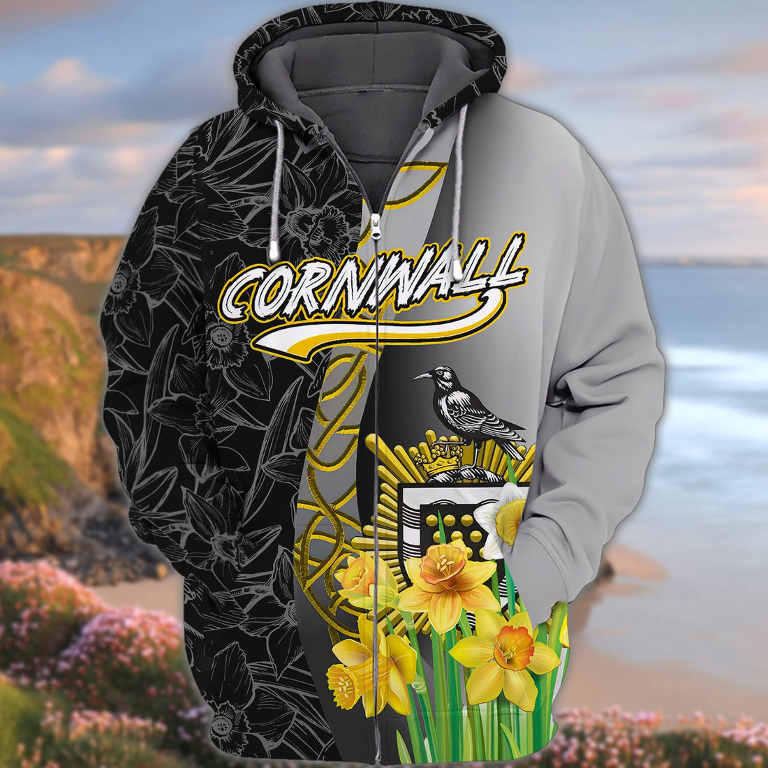 FUNSTUFFPRINT Cornwall 3D Hoodie and Zip Hoodie
