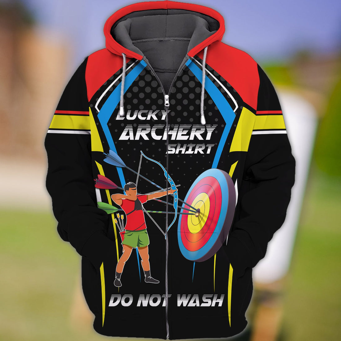 FUNSTUFFPRINT Archery S4 Full Print 3D Hoodie and Zip Hoodie
