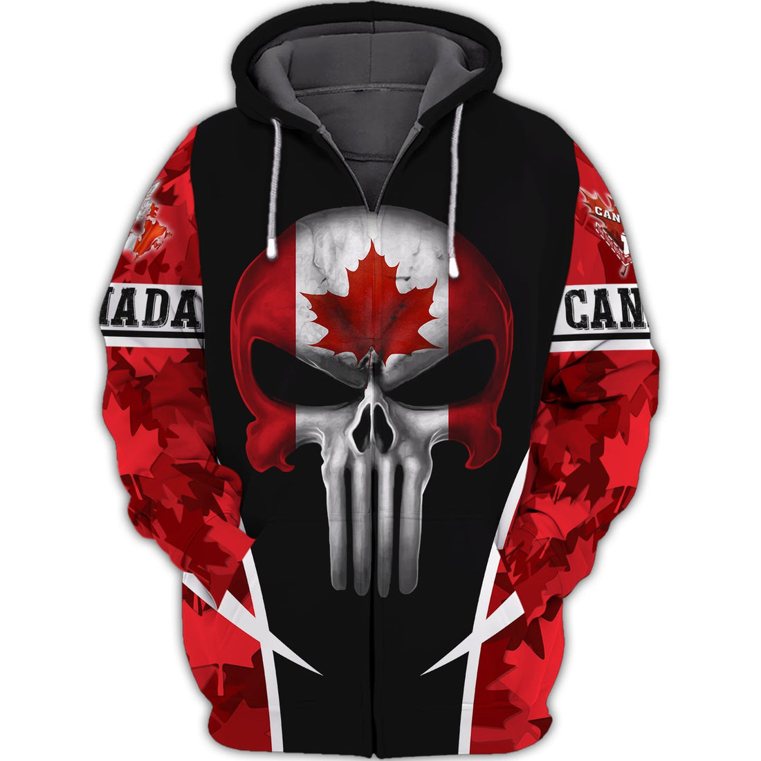 FUNSTUFFPRINT Canada Your Heart Will Always Be 3D Hoodie and Zip Hoodie