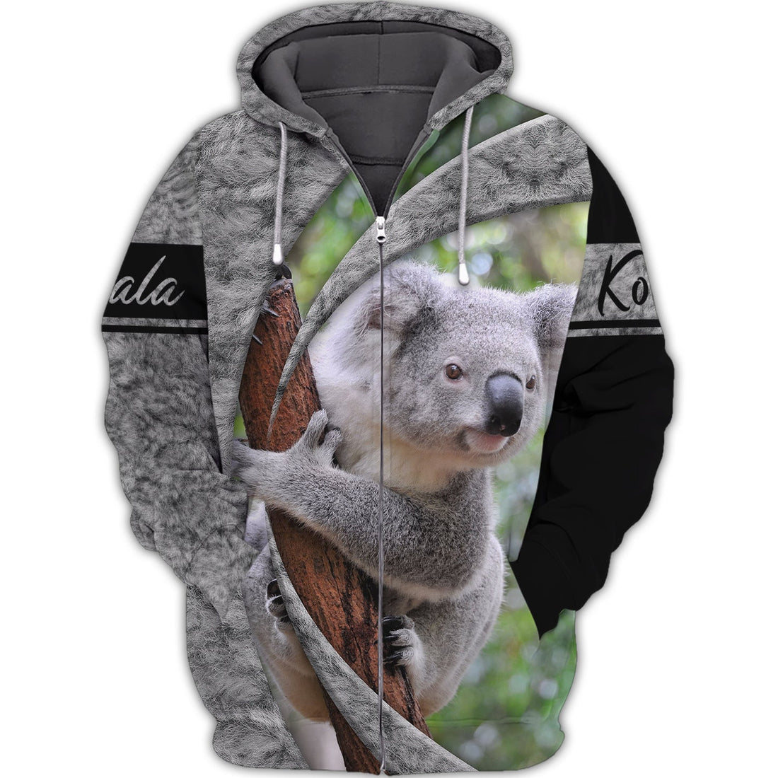 FUNSTUFFPRINT Koala - Full Print 3D Hoodie and Zip Hoodie