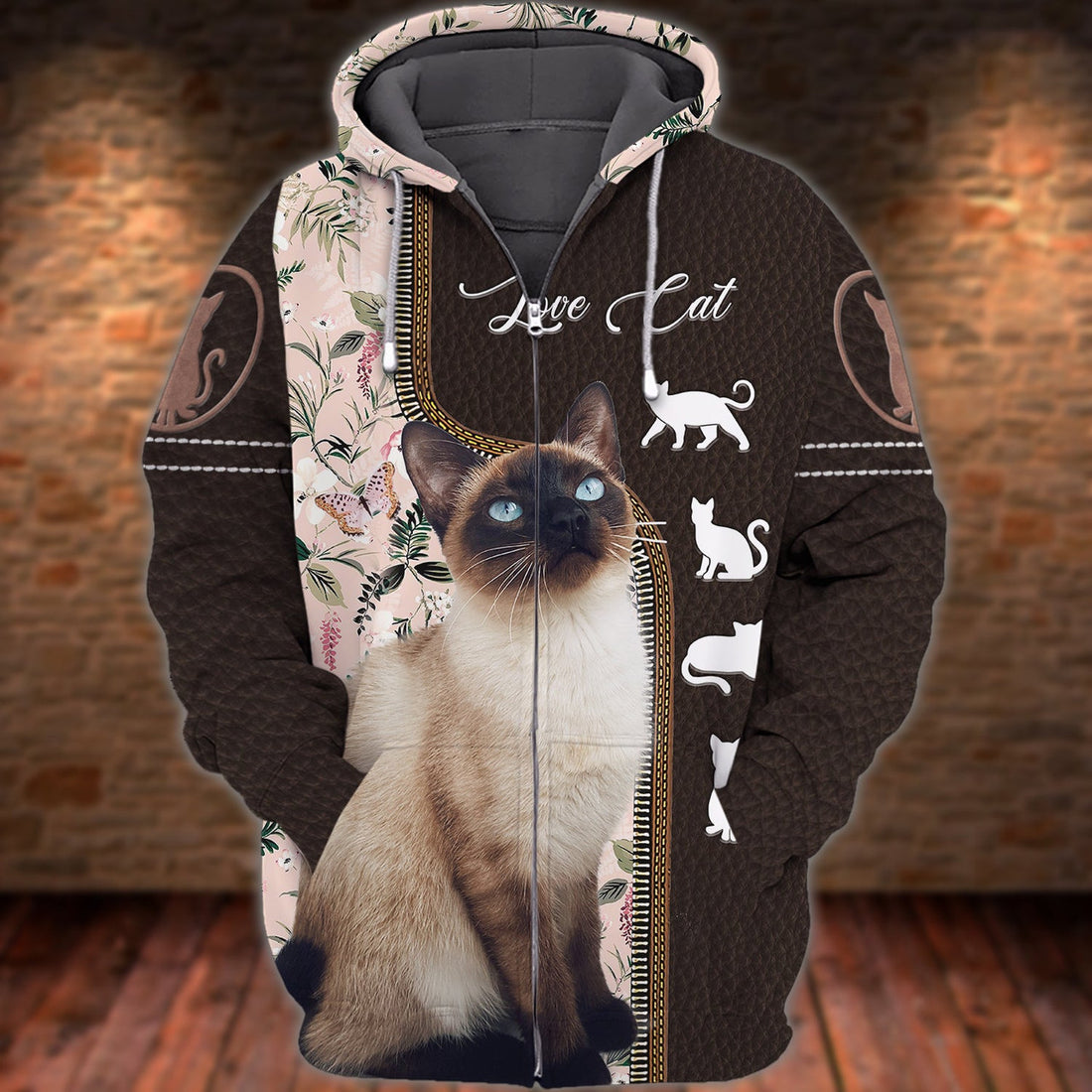 FUNSTUFFPRINT Love Cats 3D Shirts Design 3D Hoodie and Zip Hoodie