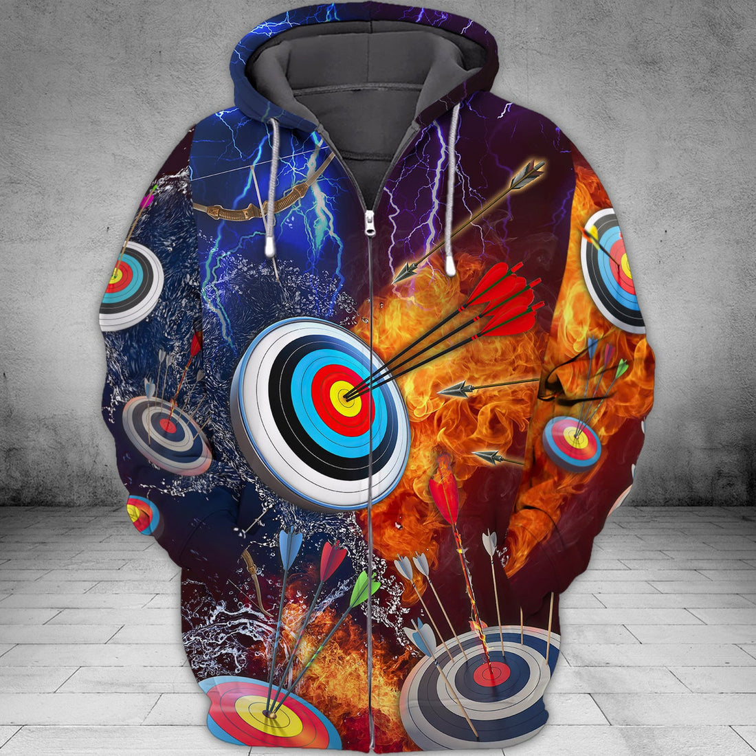 FUNSTUFFPRINT Archery 2709 3D Full Print 3D Hoodie and Zip Hoodie