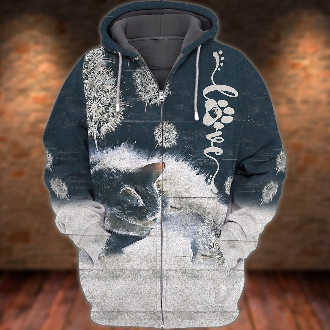 FUNSTUFFPRINT Cat Sleeping 3D Shirts Design 3D Hoodie and Zip Hoodie