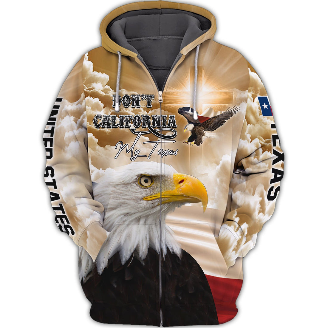 FUNSTUFFPRINT My Texas 3D Hoodie and Zip Hoodie