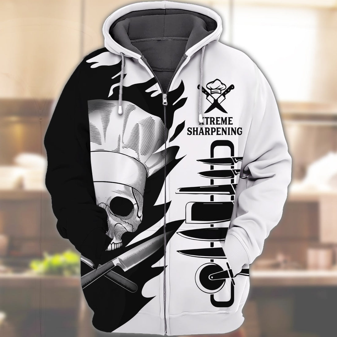 FUNSTUFFPRINT Xtreme Sharpening, 3D Full Print 05 3D Hoodie and Zip Hoodie