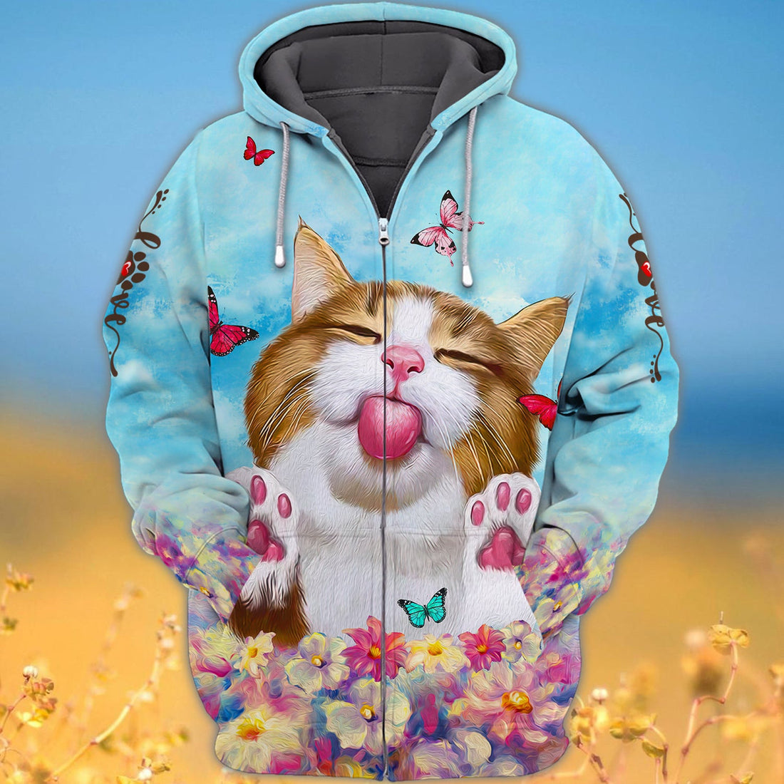 FUNSTUFFPRINT Cats 3D Hoodie and Zip Hoodie