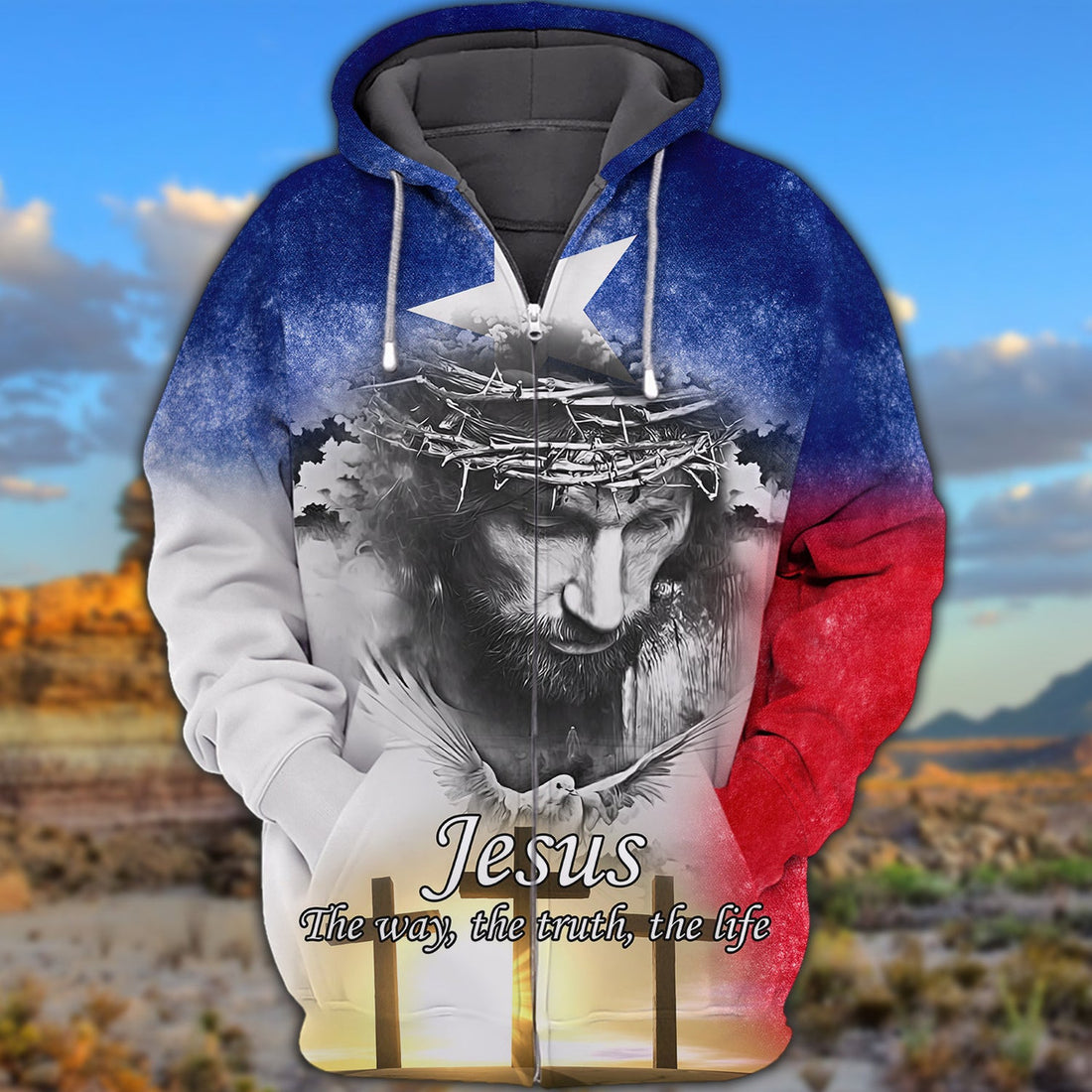FUNSTUFFPRINT Texas - 3D Full Print 3D Hoodie and Zip Hoodie